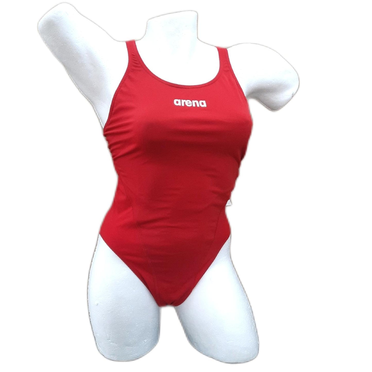 Arena Badeanzug Damen Schwimmbekleidung Solid Swim Tech Team Fitness Training Badespaß