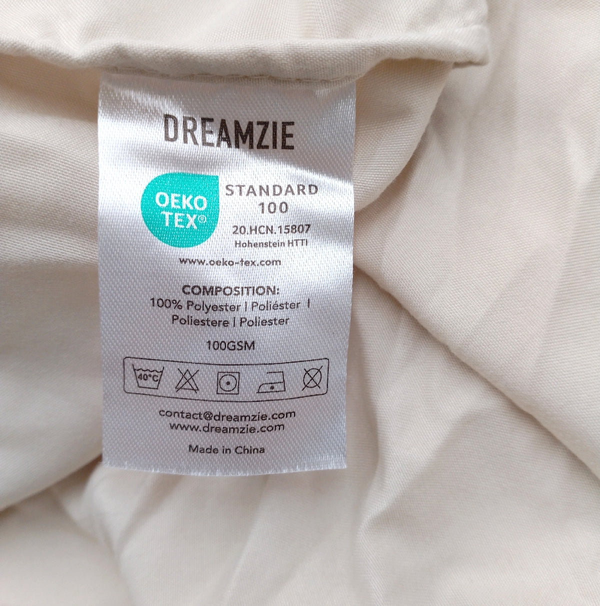 Dreamzie Spannbettlaken 200x200 cm Mikrofaser 35 cm Tiefe Tasche Bettlaken
