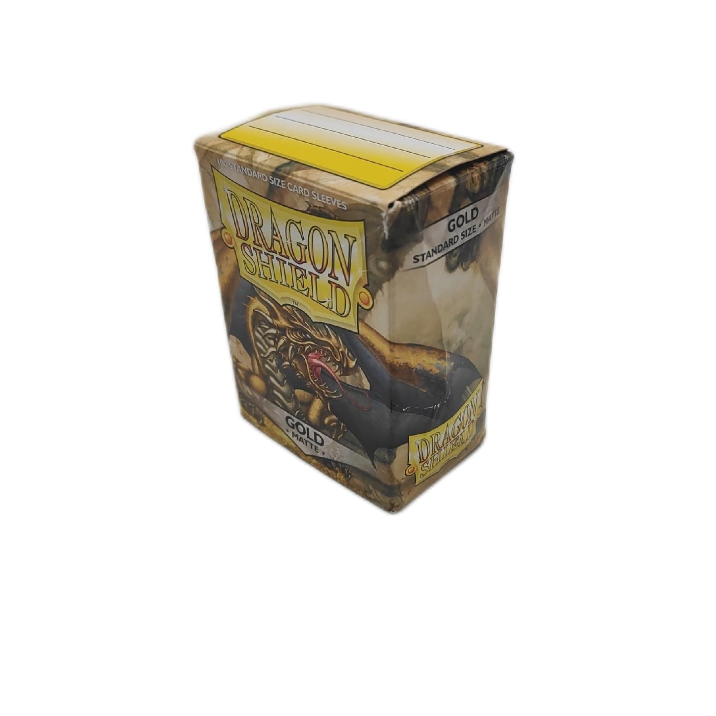 Arcane Tinman Ärmel Hüllen Drachenschild Matte Gold Standard 100 Stück Schutzkarten