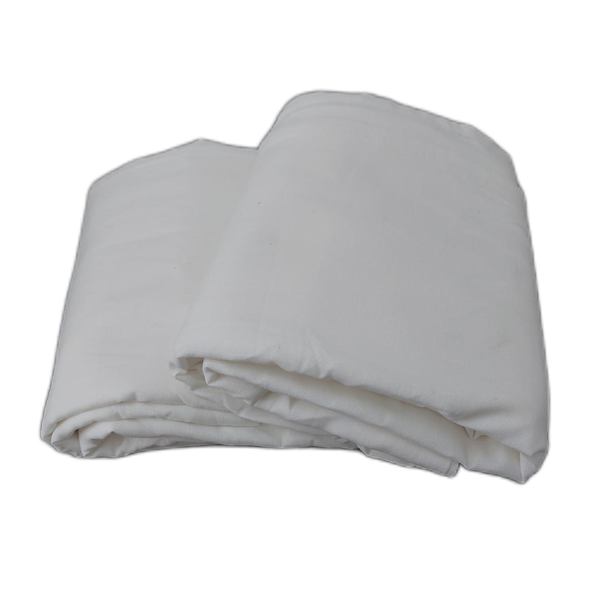 Green Mark Bettlaken Bettwäsche 2er Pack Betttuch 250x150 cm Weiß