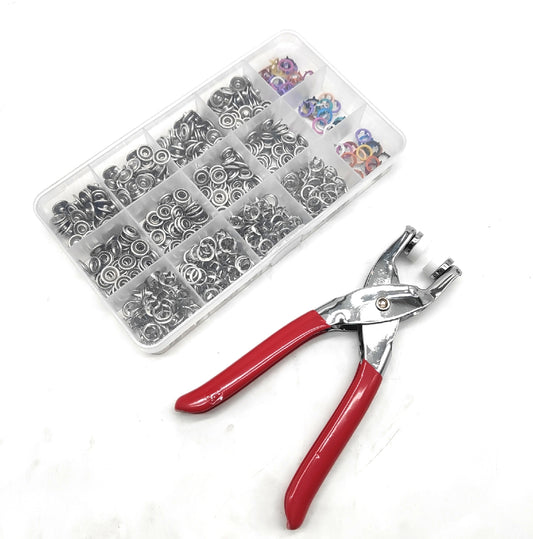 JALEVID Druckknopf Set Zubehör Kleidung JALEVID 150 Sets Zange einfache Montage robuste