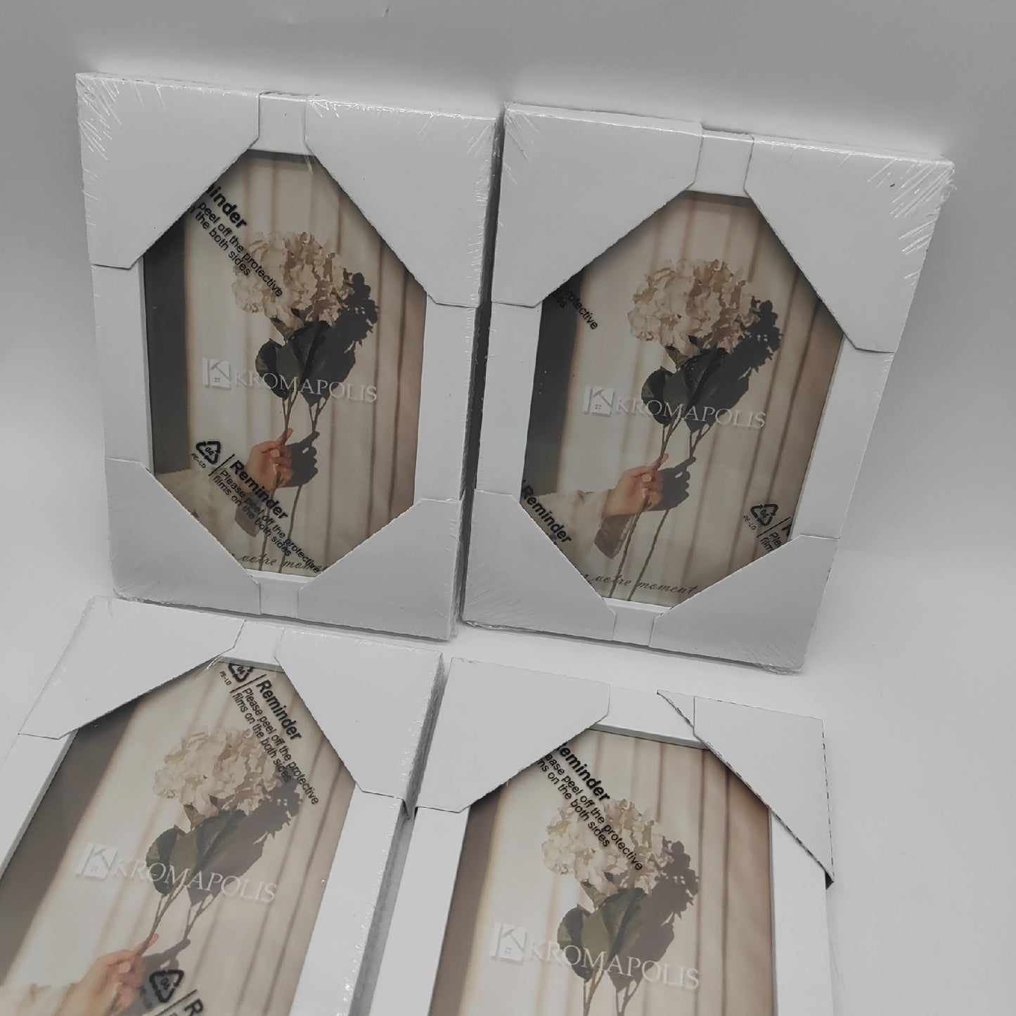 Kromapolis Bilderrahmen Bilderrahmen Klein 10x15 cm Umweltfreundlich MDF Rahmen Set 4 Stück