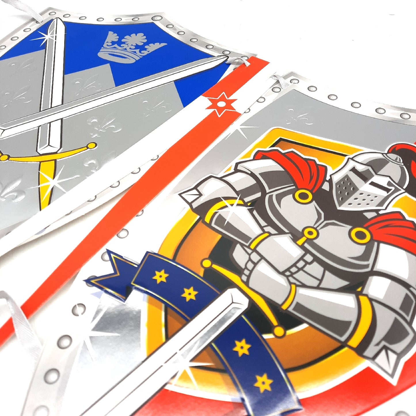 Folat Wimpelkette Party Dekoration Knights 6 Meter Burg Ritterfest Fahnenlinie