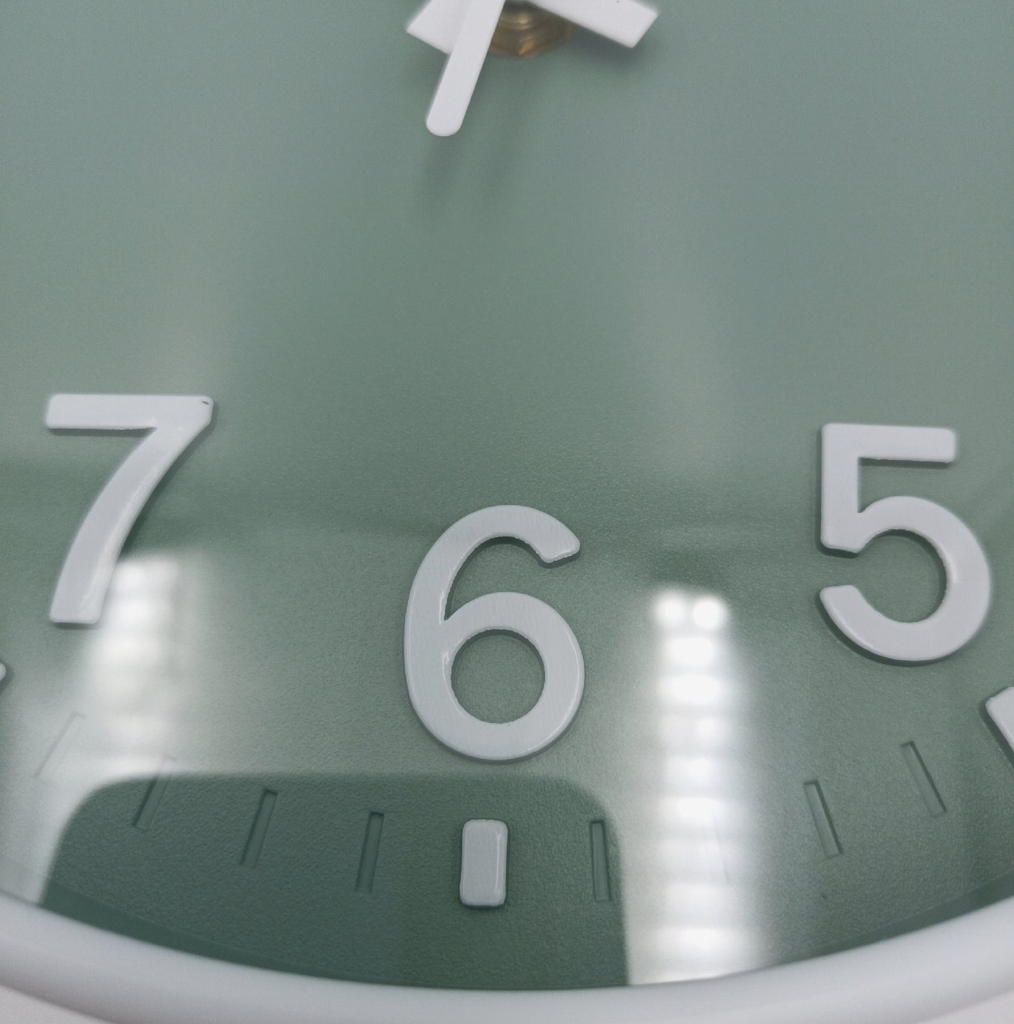 HZDHCLH Wanduhr Uhrzeit Messgeräte 20cm Schleichende Sekunde Arab