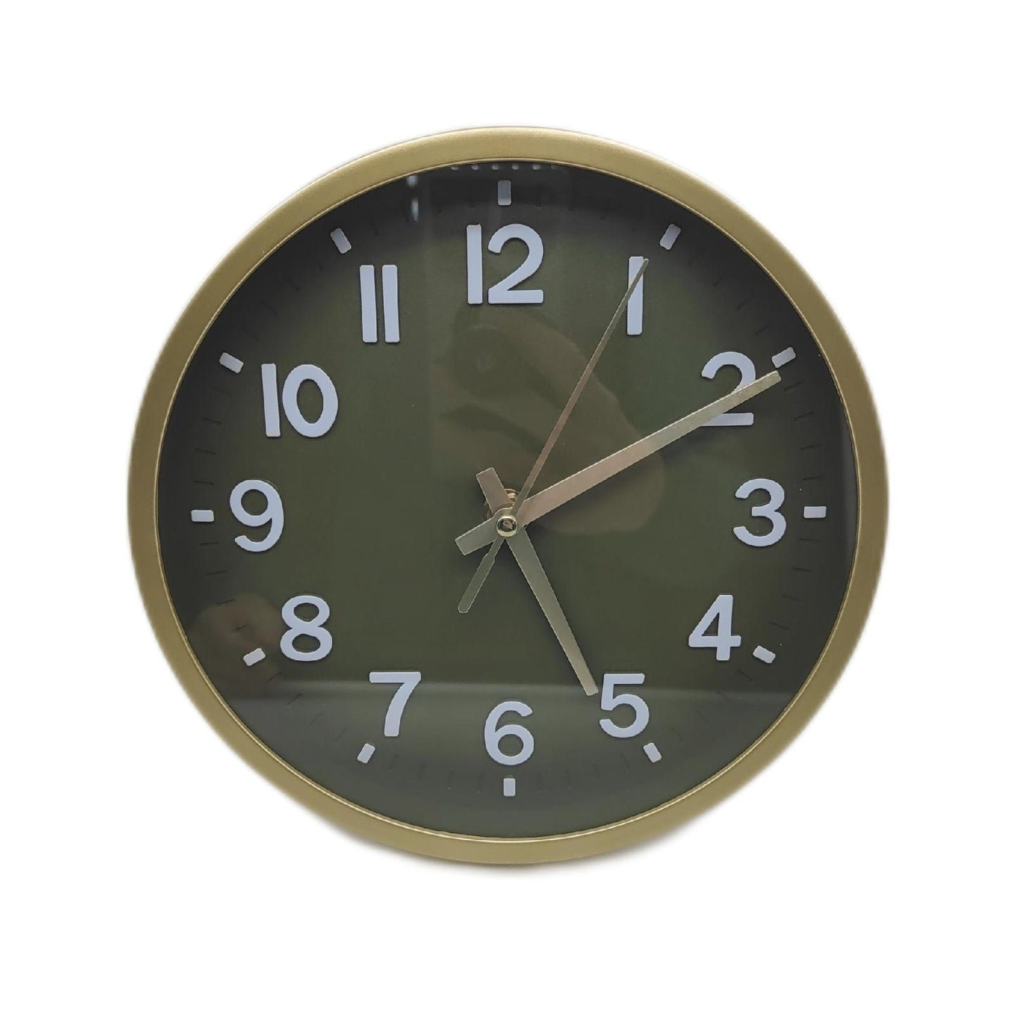 Moiubik Wanduhr Uhr Schlafzimmer Büro Modern Silent 20 cm Lautlos Batteriebetrieb