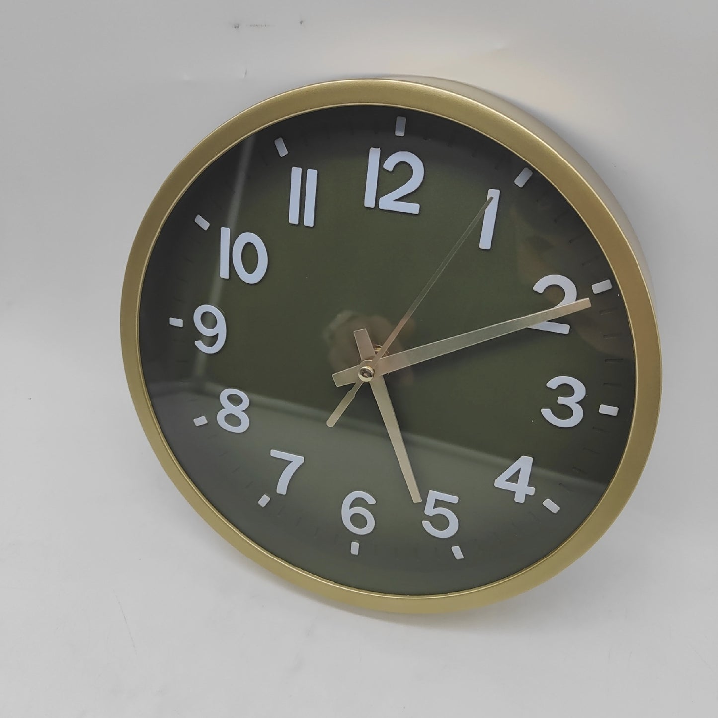 Moiubik Wanduhr Uhr Schlafzimmer Büro Modern Silent 20 cm Lautlos Batteriebetrieb