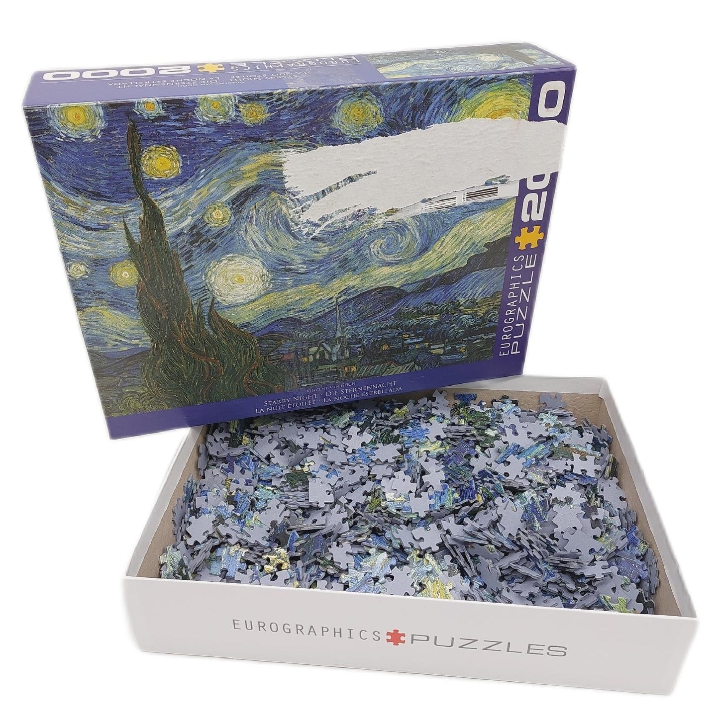 EuroGraphics Puzzle Spiele Starry Night Van Gogh Puzzle Spaß Familienzeit 2000 Teile