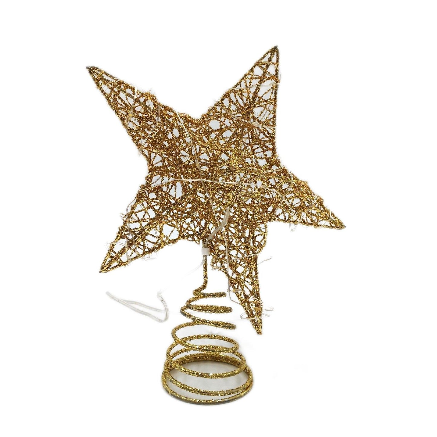 Weihnachtsbaumspitze Aufstecker Tannenbaum 20 LED Lichter Weihnachtsdeko