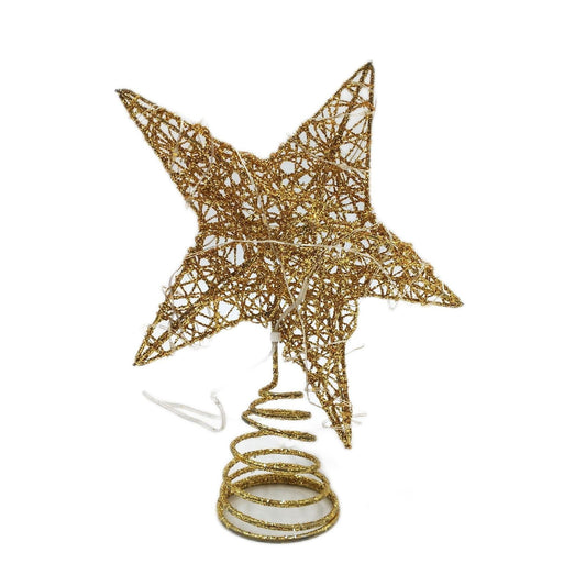 Weihnachtsbaumspitze Aufstecker Tannenbaum 20 LED Lichter Weihnachtsdeko