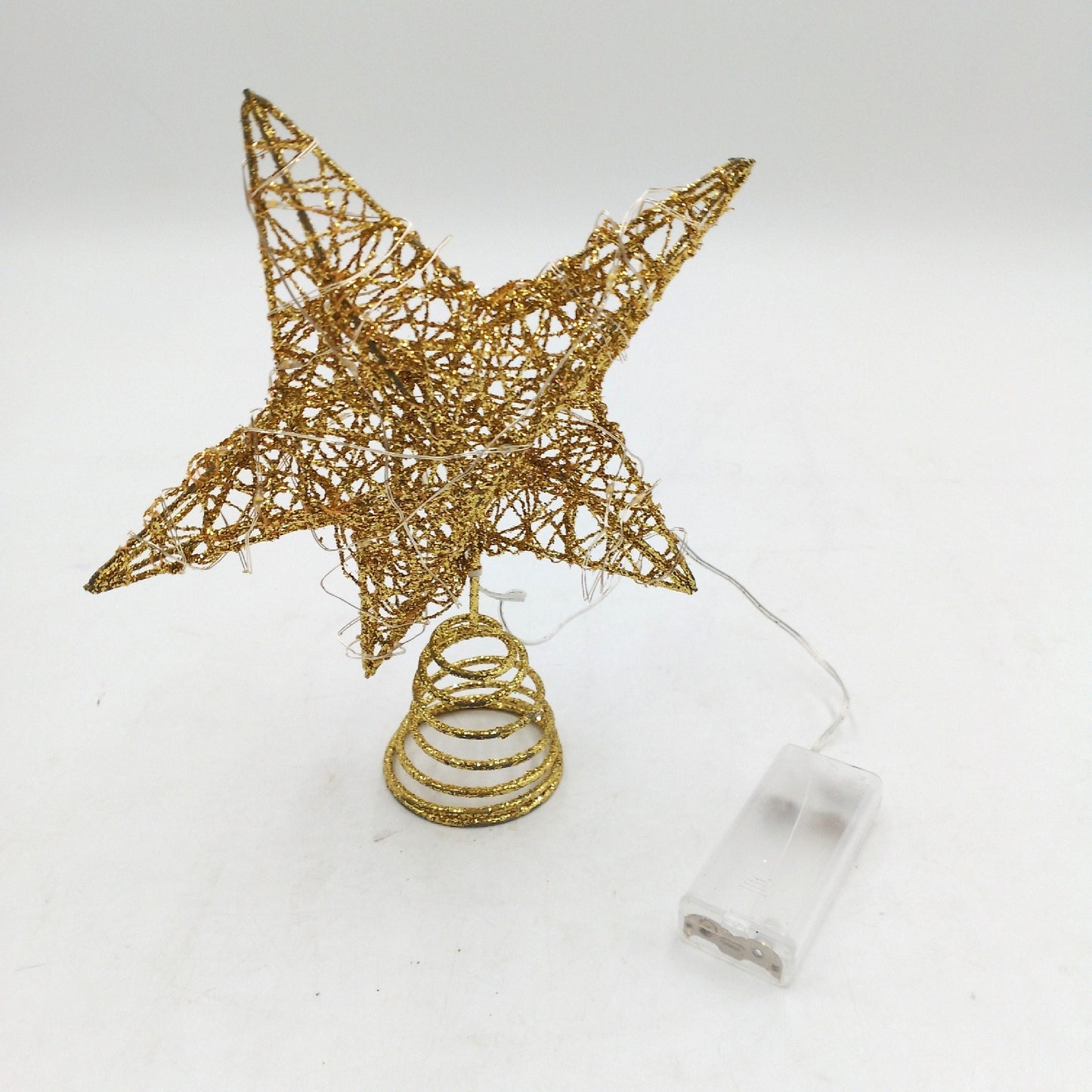 Weihnachtsbaumspitze Aufstecker Tannenbaum 20 LED Lichter Weihnachtsdeko