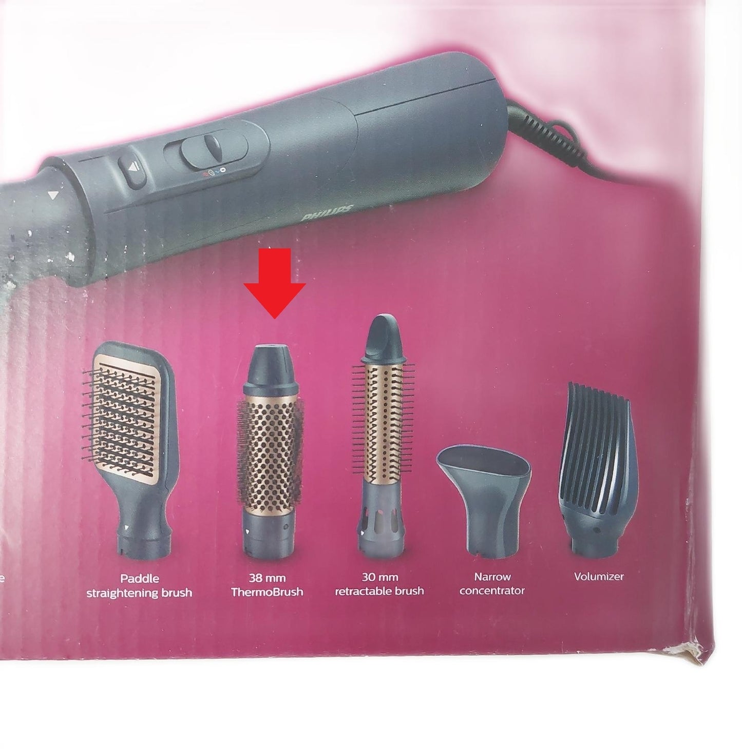 Philips Airstyler Serie 5000 Haarstyler 4 Aufsätze 38