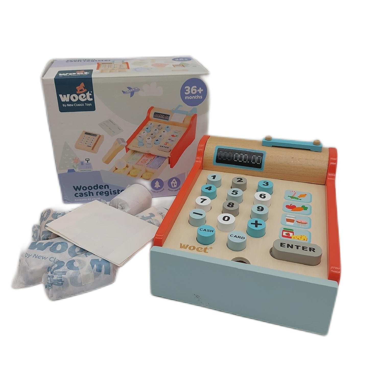 New Classic Toys 10650 Kasse Mehrfarbig Klebereste Zubehör ungeöffnet