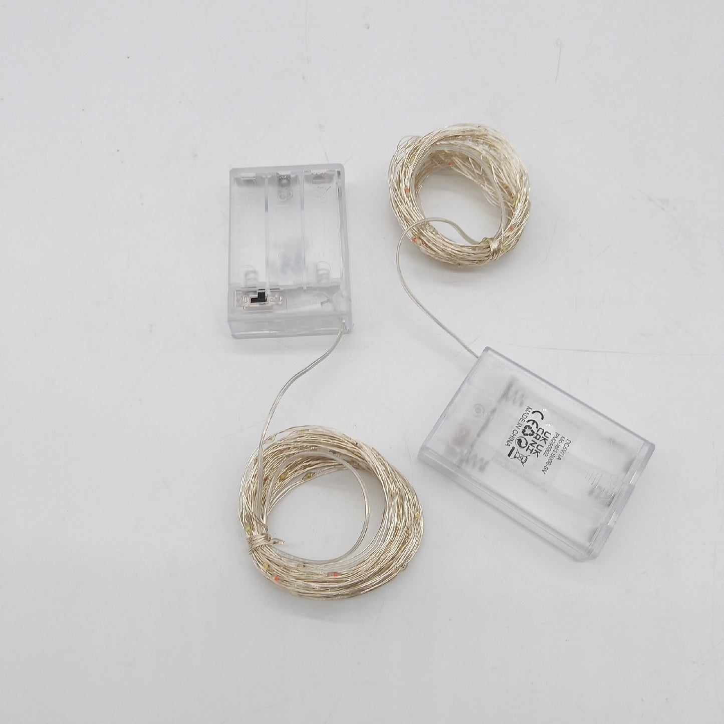 LED Lichterkette Batteriebeleuchtung Lichterketten Dekoration 2 x 12 Meter