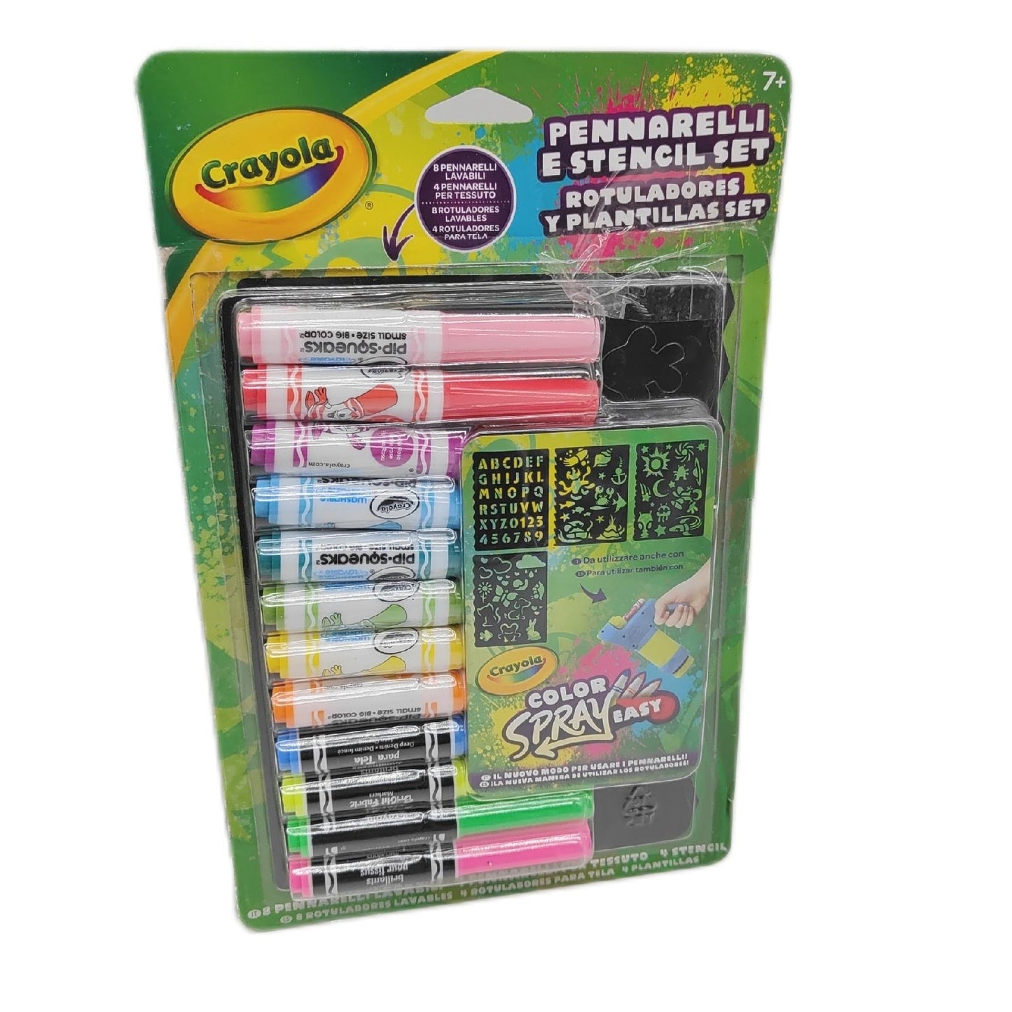 Crayola Airbrush Set Bastelbedarf Color Spray Easy Manueller Airbrush Nachfüllung kreativ
