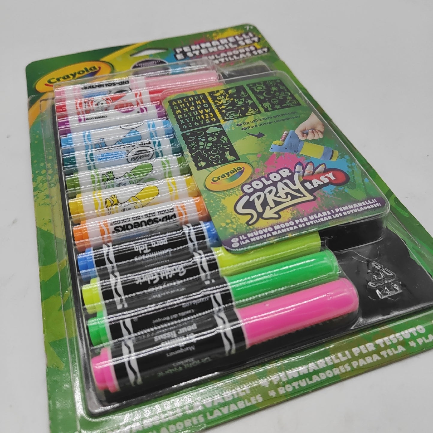 Crayola Airbrush Set Bastelbedarf Color Spray Easy Manueller Airbrush Nachfüllung kreativ