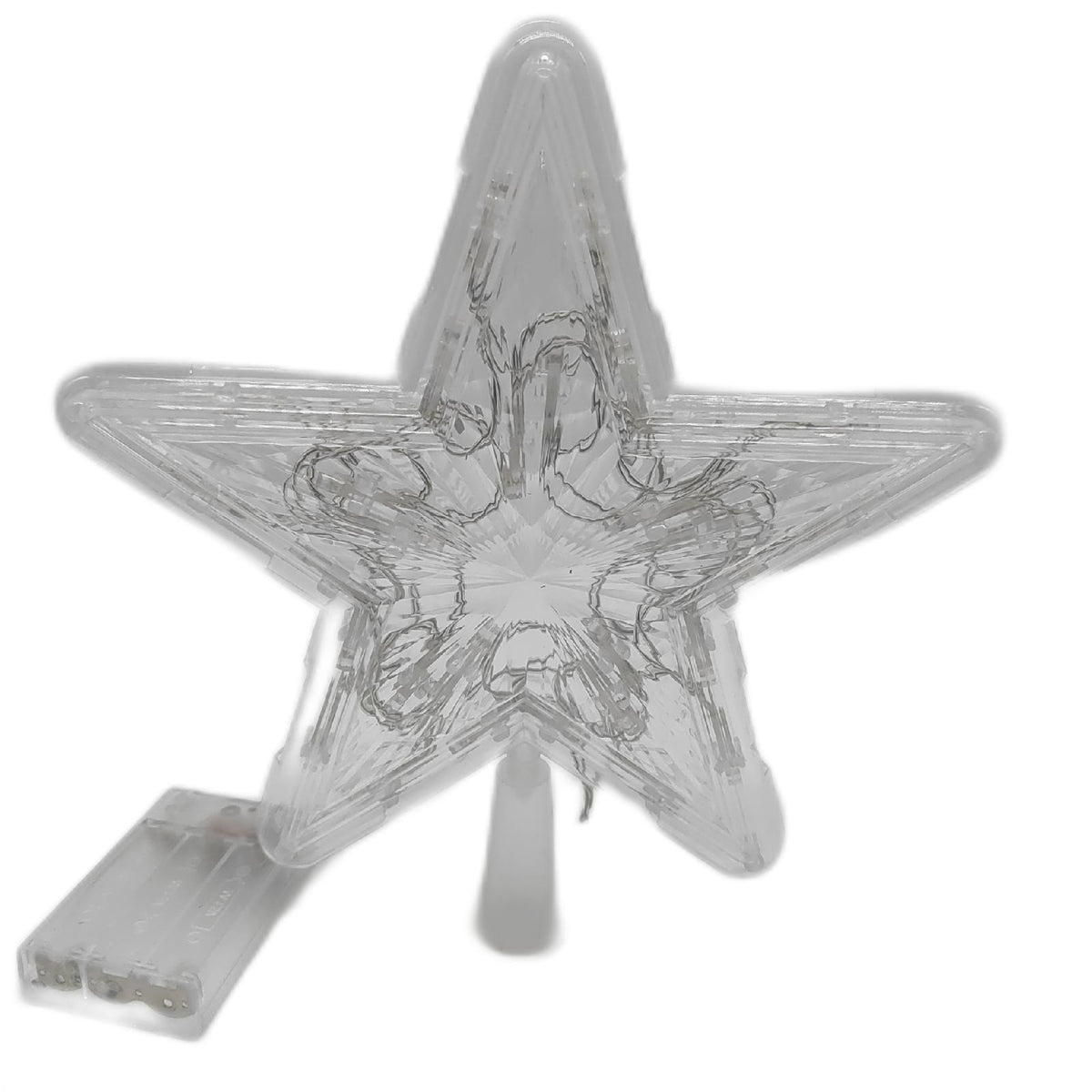 Christbaumschmuck Weihnachtsbaumspitze Baumdekoration 10 LED 16 x Weihnachts
