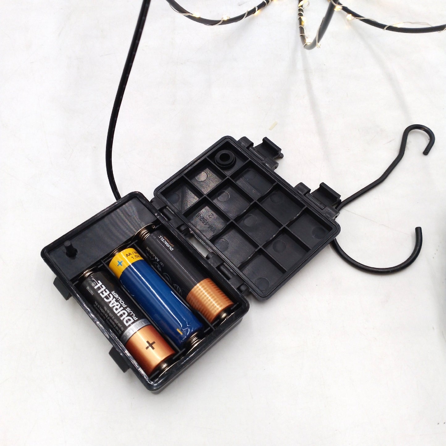 Joomer LED Kugel Lichter Weihnachtsbeleuchtung Außen Batterie Hängende Timer Dekoration