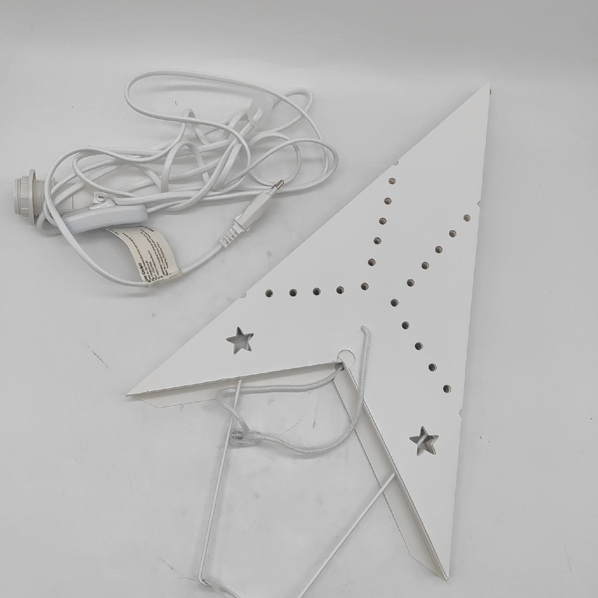 SALCAR LED Papierstern Weihnachtsdekoration Advents 75cm 3D Beleuchtet Groß Stern