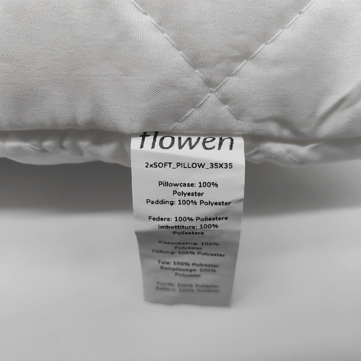 Flowen Kissen Kopfkissen Sofakissen 35x35 2er Set für Sofa