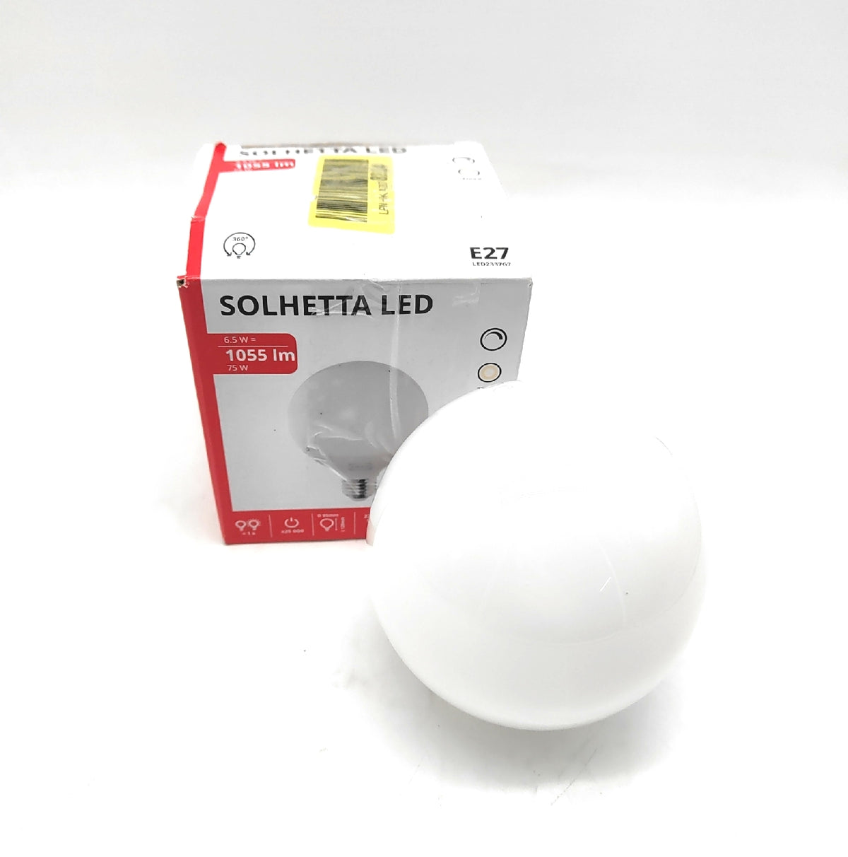 EGLO Globe Milky E27 LED Lampe 9 W warmweiß Ø 9,5 cm