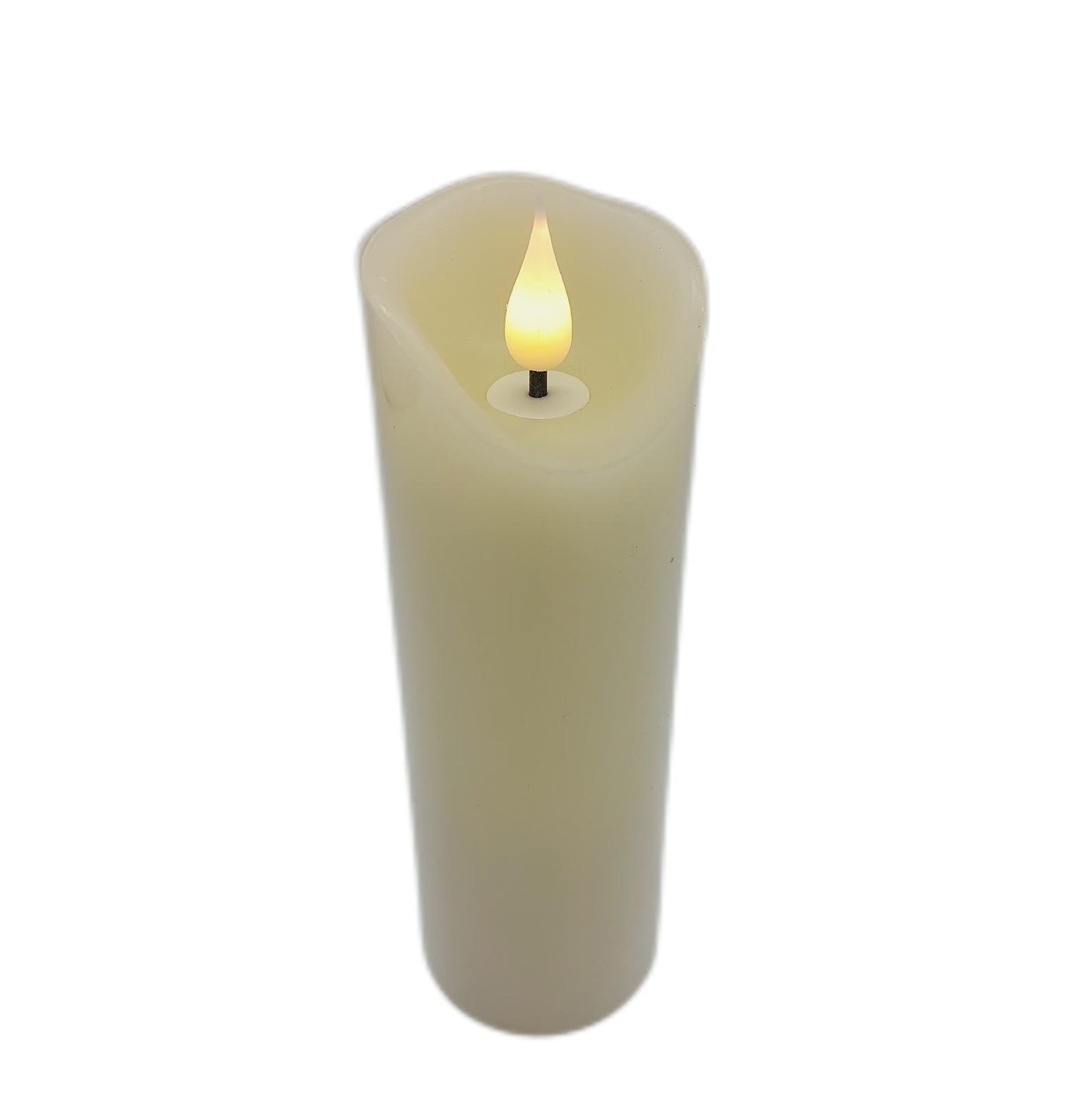 Koelaa LED Kerzen Wohnaccessoires Echtwachs mit Fernbedienung Timer Funktion 3D Flammeneffekt