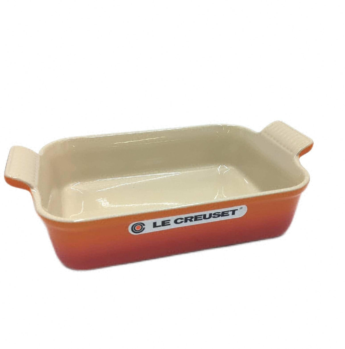 Le Creuset Rechteckige Auflaufform Tradition Steinzeug 26 cm Fassungsvermögen 24 Liter