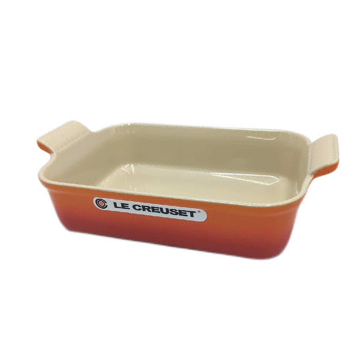 Le Creuset Rechteckige Auflaufform Tradition Steinzeug 26 cm Fassungsvermögen 24 Liter