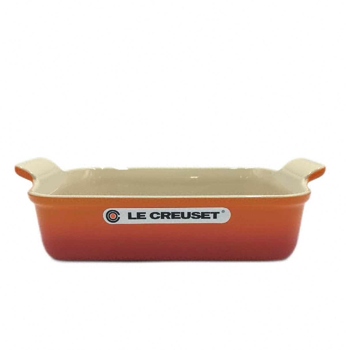 Le Creuset Rechteckige Auflaufform Tradition Steinzeug 26 cm Fassungsvermögen 24 Liter