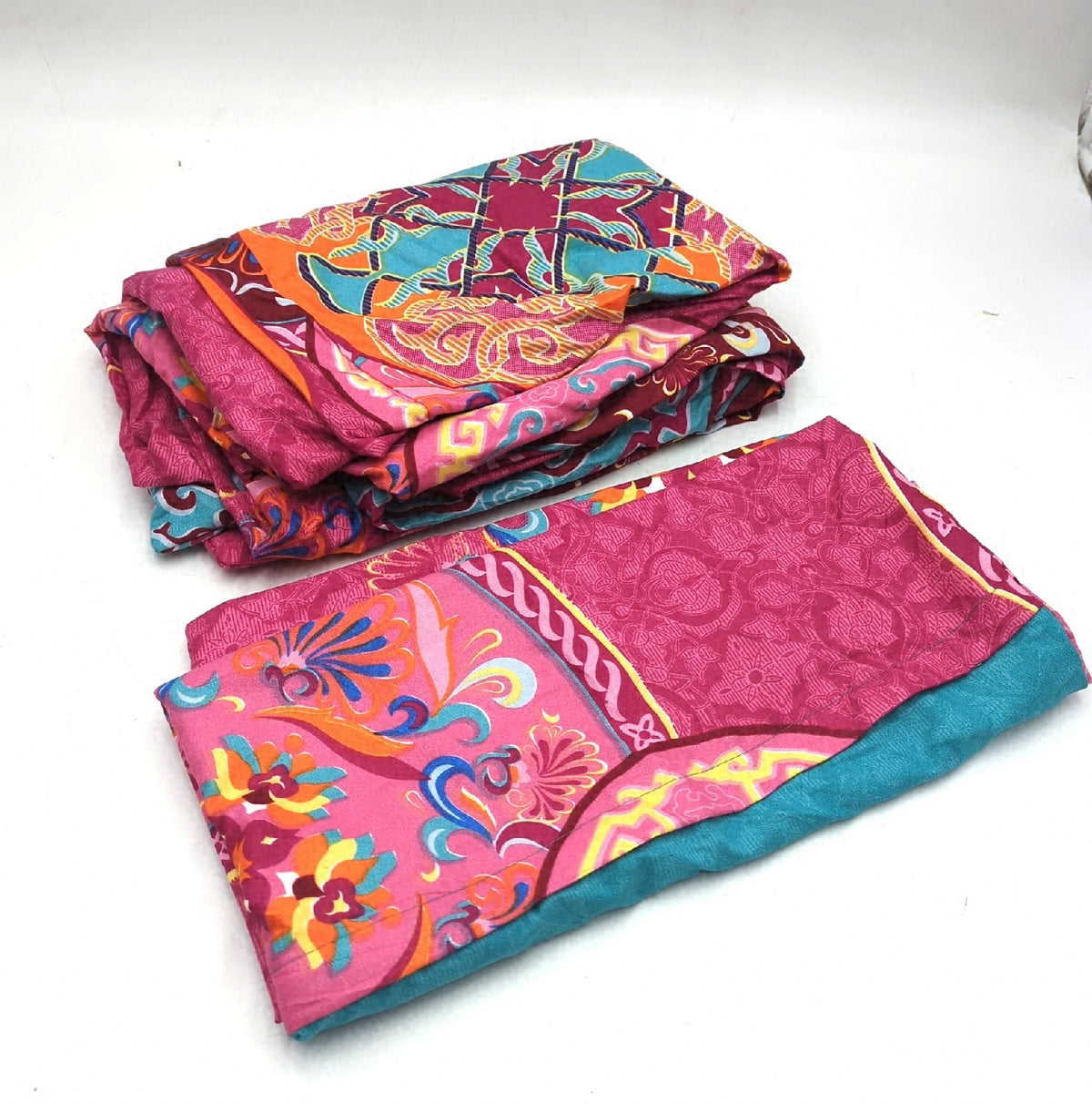 Boho 135x200 Ethnischer Stil Bettbezug Kissenbezug 80x80 cm Bettwäsche Set
