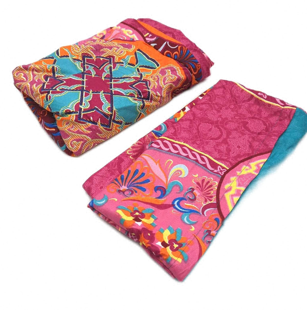 Boho 135x200 Ethnischer Stil Bettbezug Kissenbezug 80x80 cm Bettwäsche Set