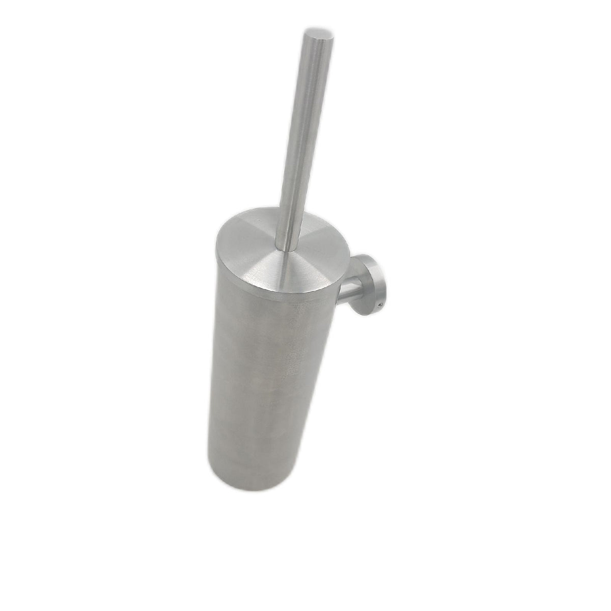 WAVEWO Toilettenbürste Edelstahl Silber Toilettenbürstenhalter Reinigungsbürste Badezimmerzubehör