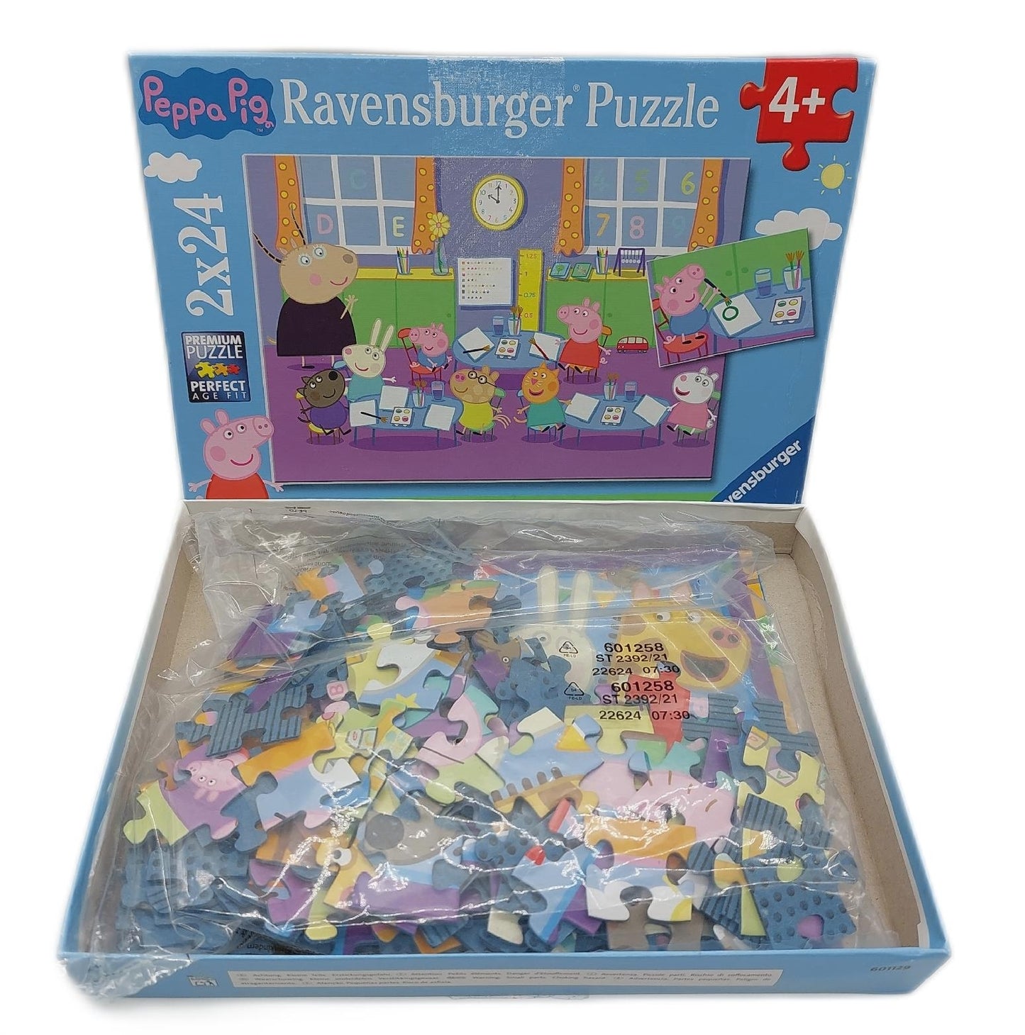 Peppa Puzzle Spiele Spiele und Puzzles 2 x 24 Teile Schule Spaß und Lernen