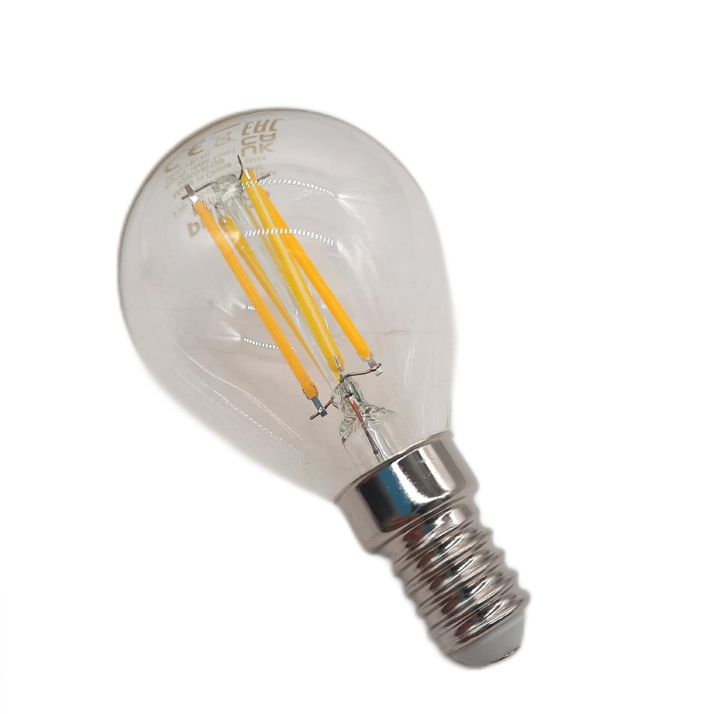 PHILIPS LED Classic E14 WarmGlow Lampe, 25 W, Tropfenform, dimmbar, klar, warmweiß