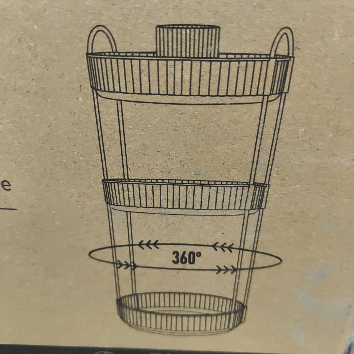 ROLIZOE Make Up Organizer Kosmetikaufbewahrung 360 Grad Drehbar 3 Ebenen praktisch stabil
