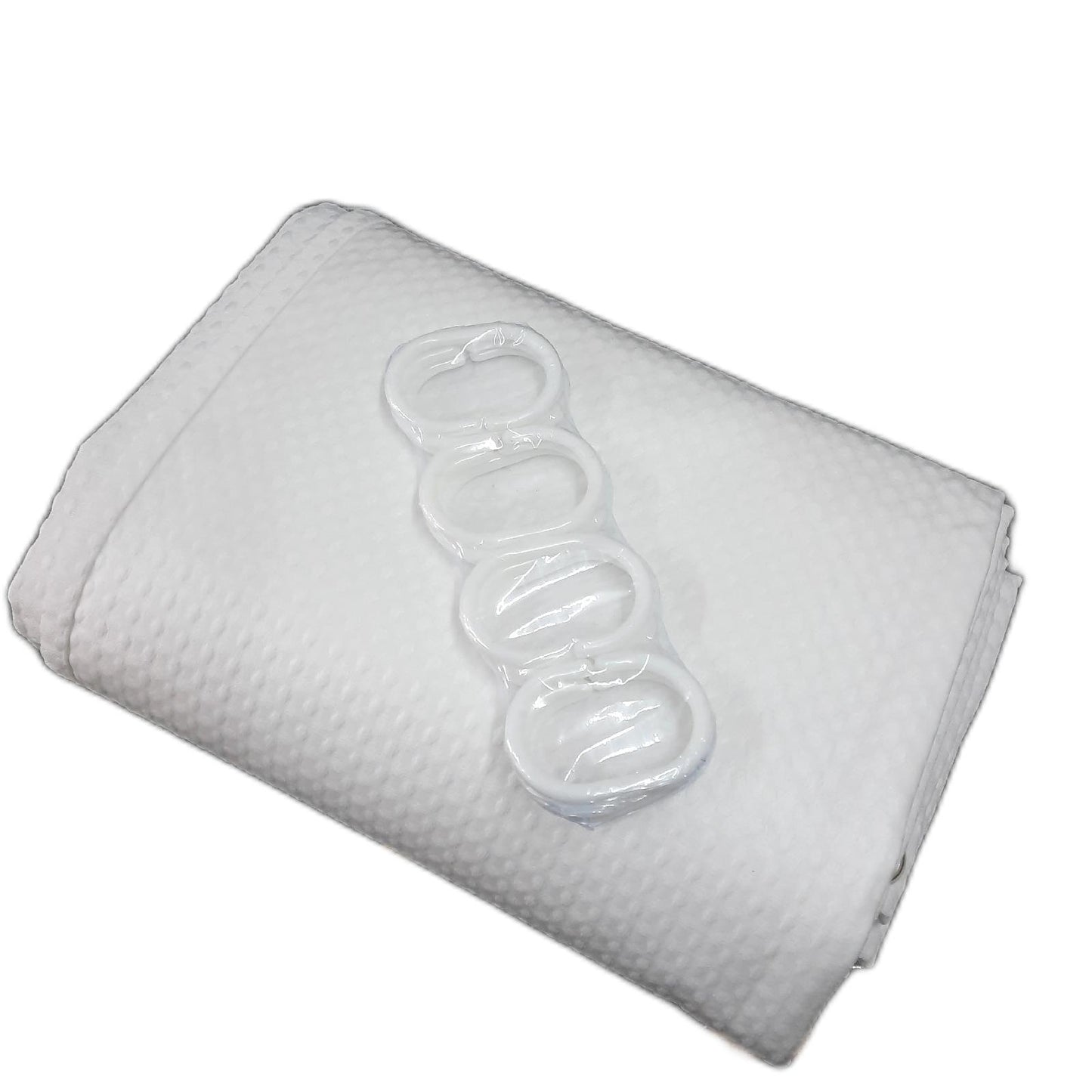 Luxus Duschvorhang Badezimmer Ausstattung Waffel 183x183cm Schwerer Stoff Wasserabweisend