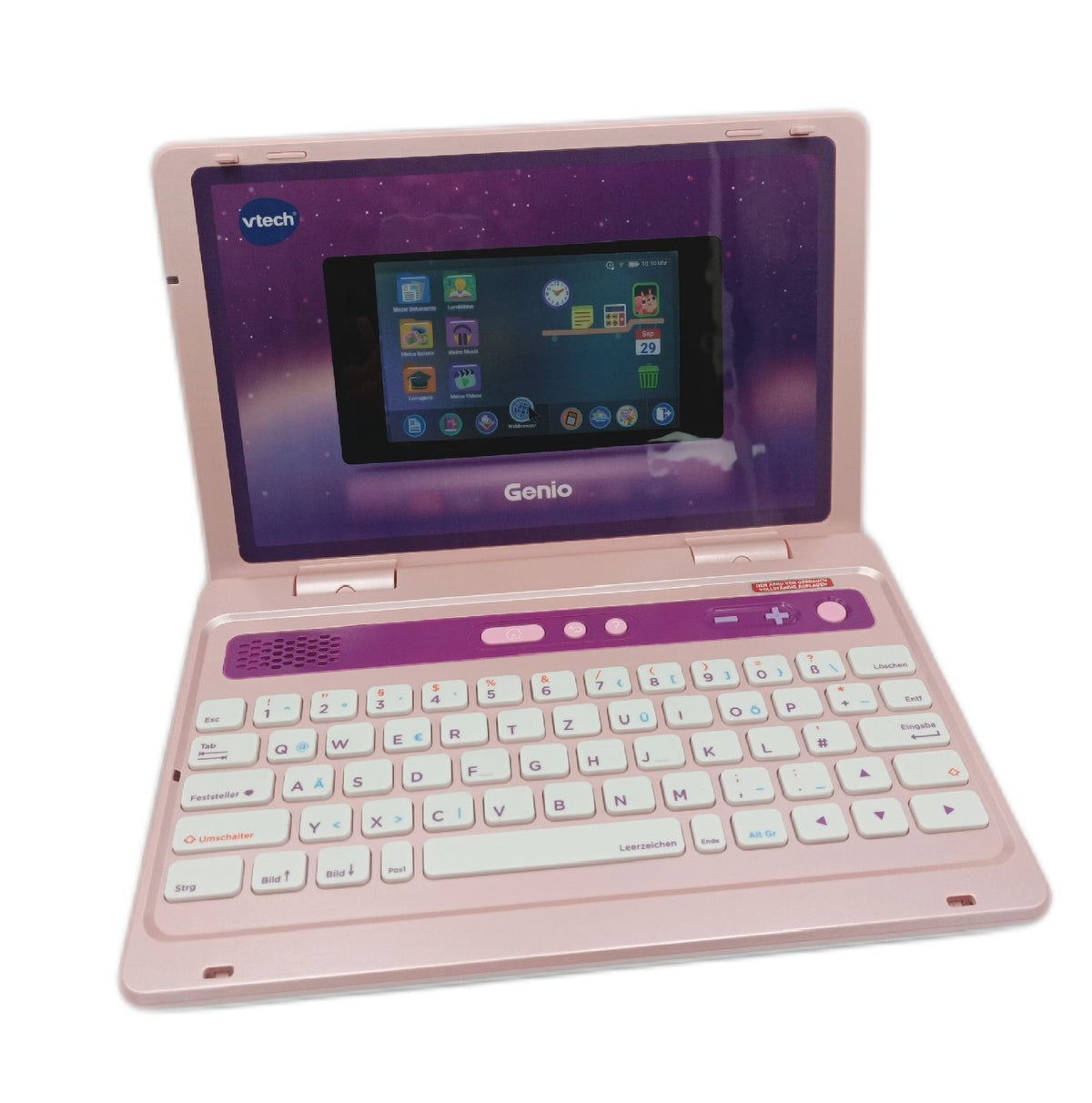 Vtech Genio Lernlaptop pink Lerncomputer Internetzugang Defekt Kabel Maus zerschnitten