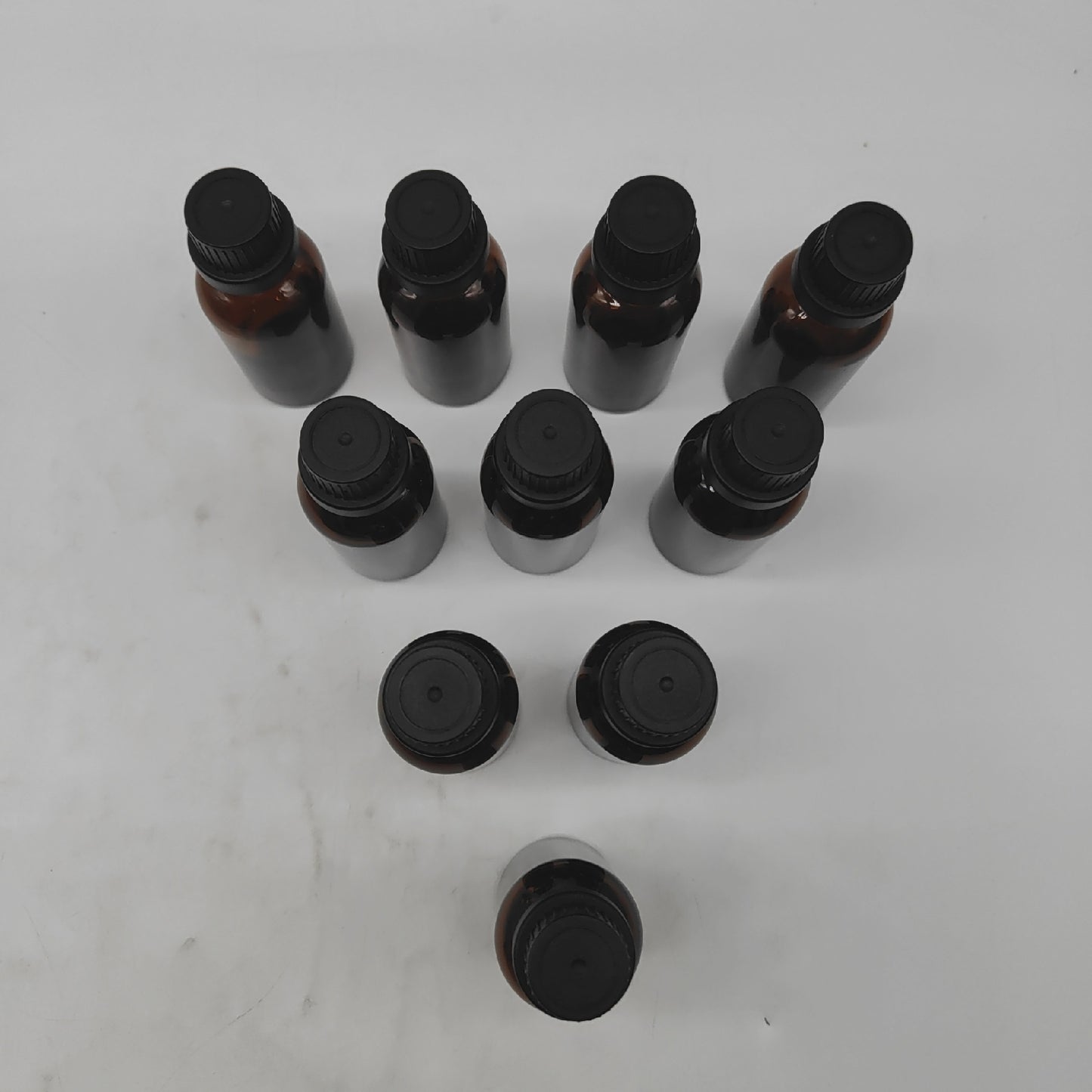 Furuising Tropfflaschen Behälter Braunglas für 30ml Set