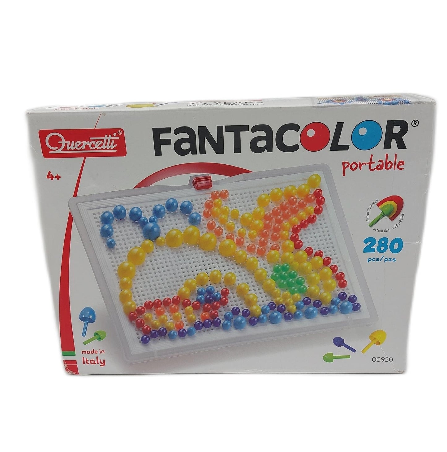 Quercetti Malsortiment Kinder Zubehör Fantacolor Portable Große 280 Bunte Stifte