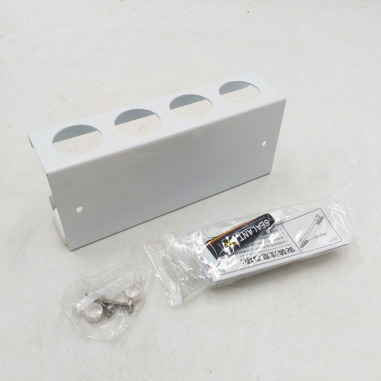Elektrische Zahnbürste Halter Badezimmer Zubehör 4 Loch Weißer Zahnbürsten Organizer