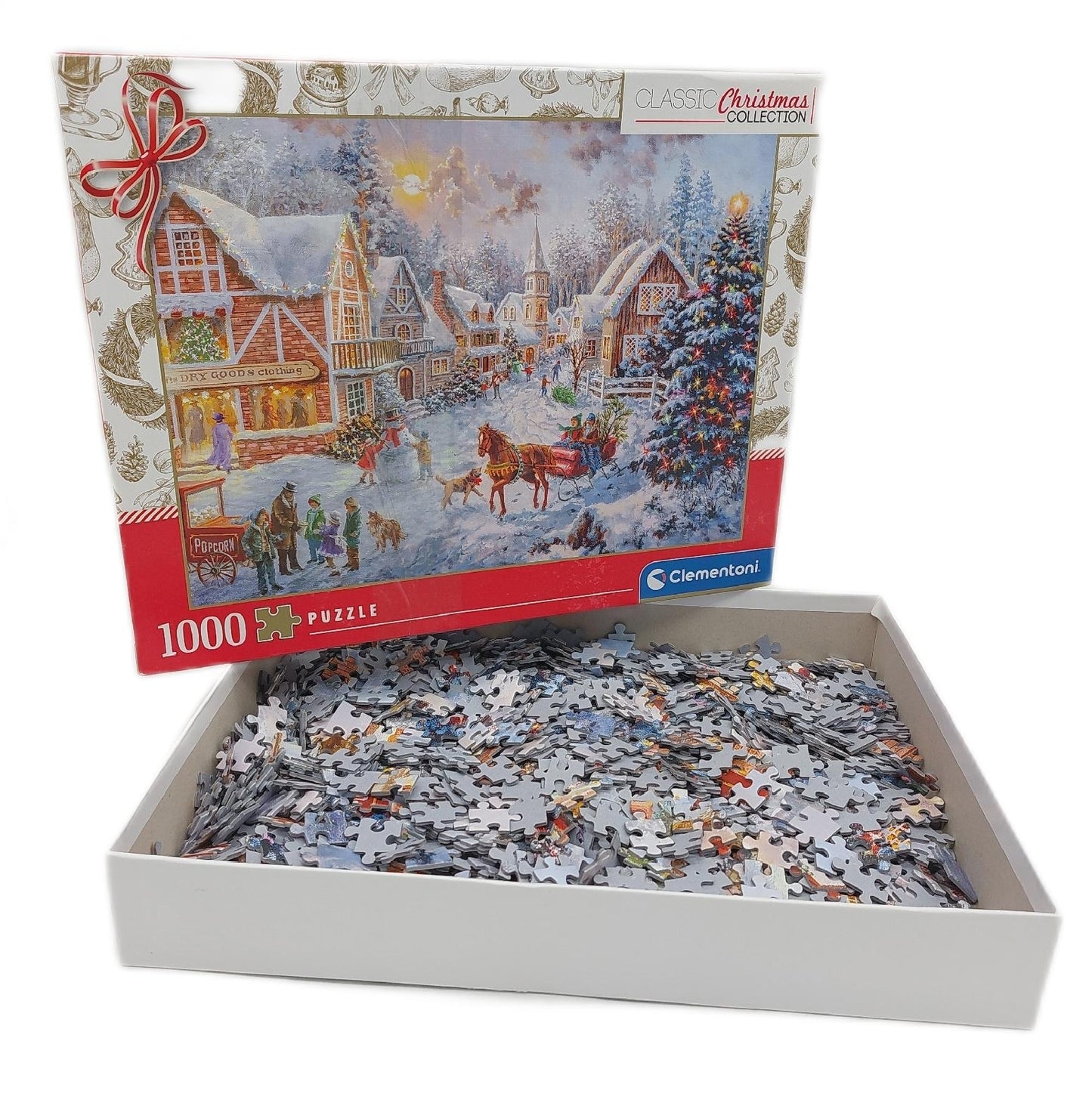 Clementoni Puzzle Gesellschaftsspiel Weihnachten Christmas Puzzle 1000 Teile Festlich