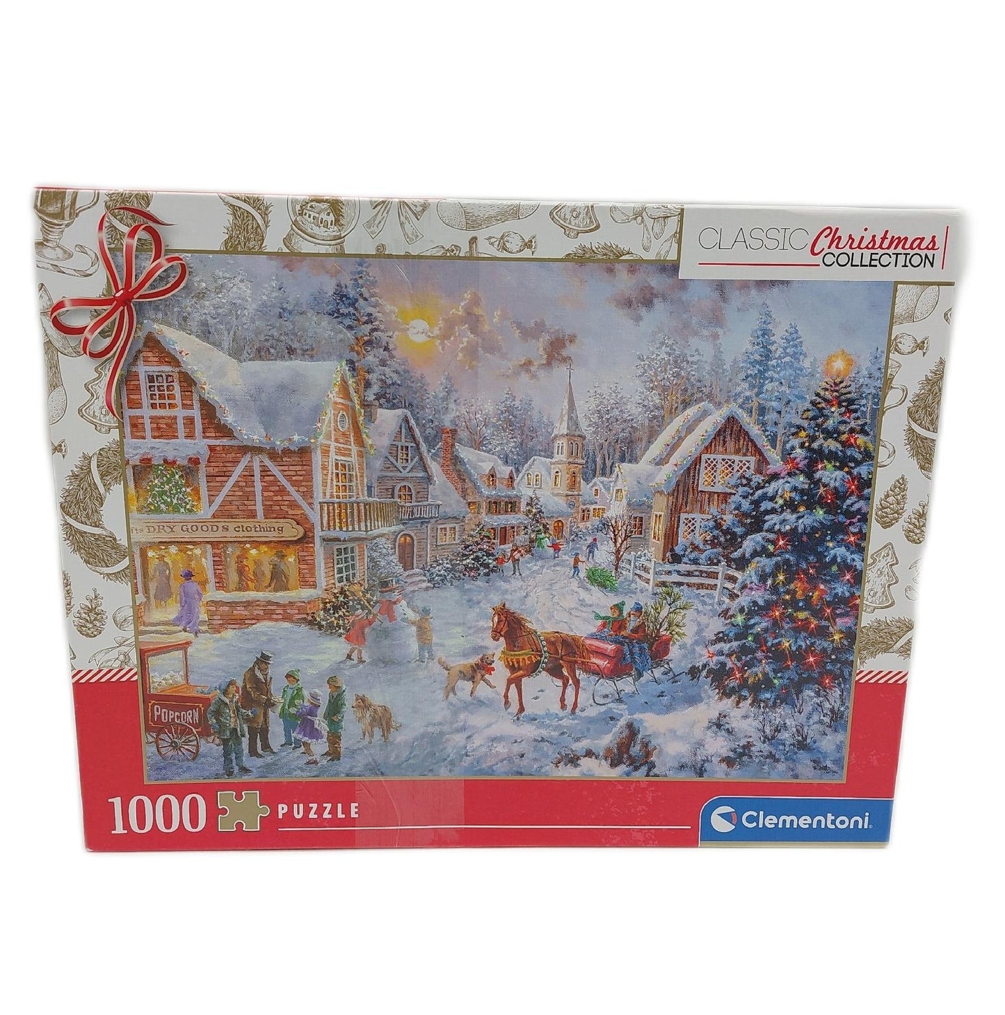 Clementoni Puzzle Gesellschaftsspiel Weihnachten Christmas Puzzle 1000 Teile Festlich