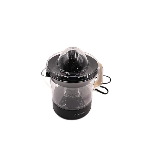 Bestron elektrische Zitrus- Orangenpresse inkl. 2 Presskegel Aromadeckel Motor