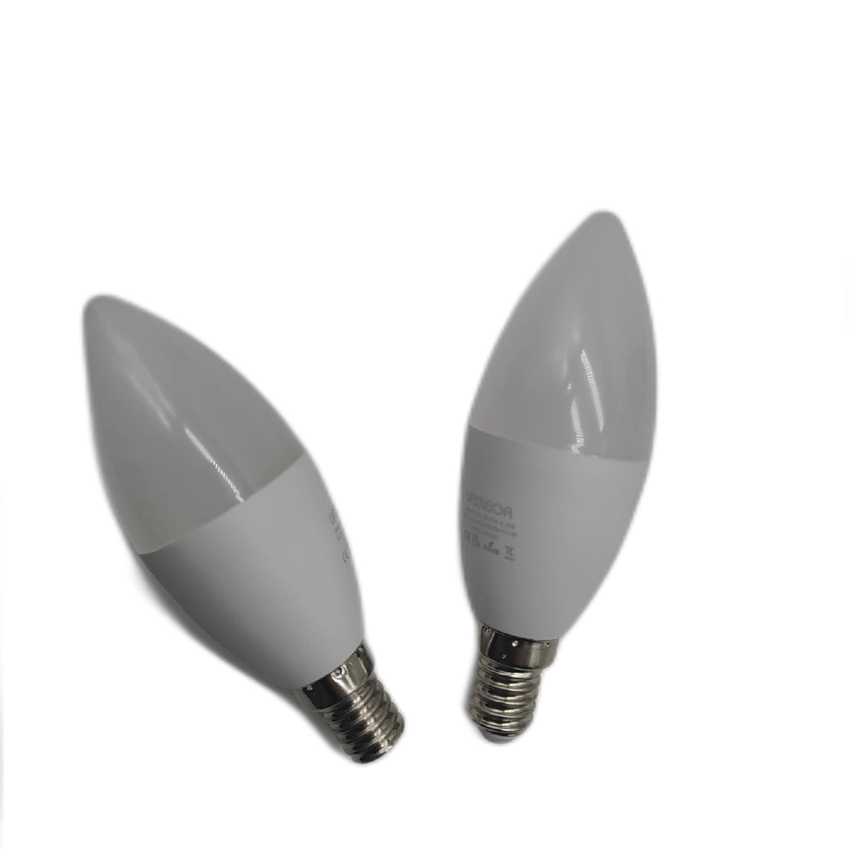 UPXNBOR Smarte Glühbirne E14 LED RGBWW WLAN Lampe, 4.5W, 2 Stück