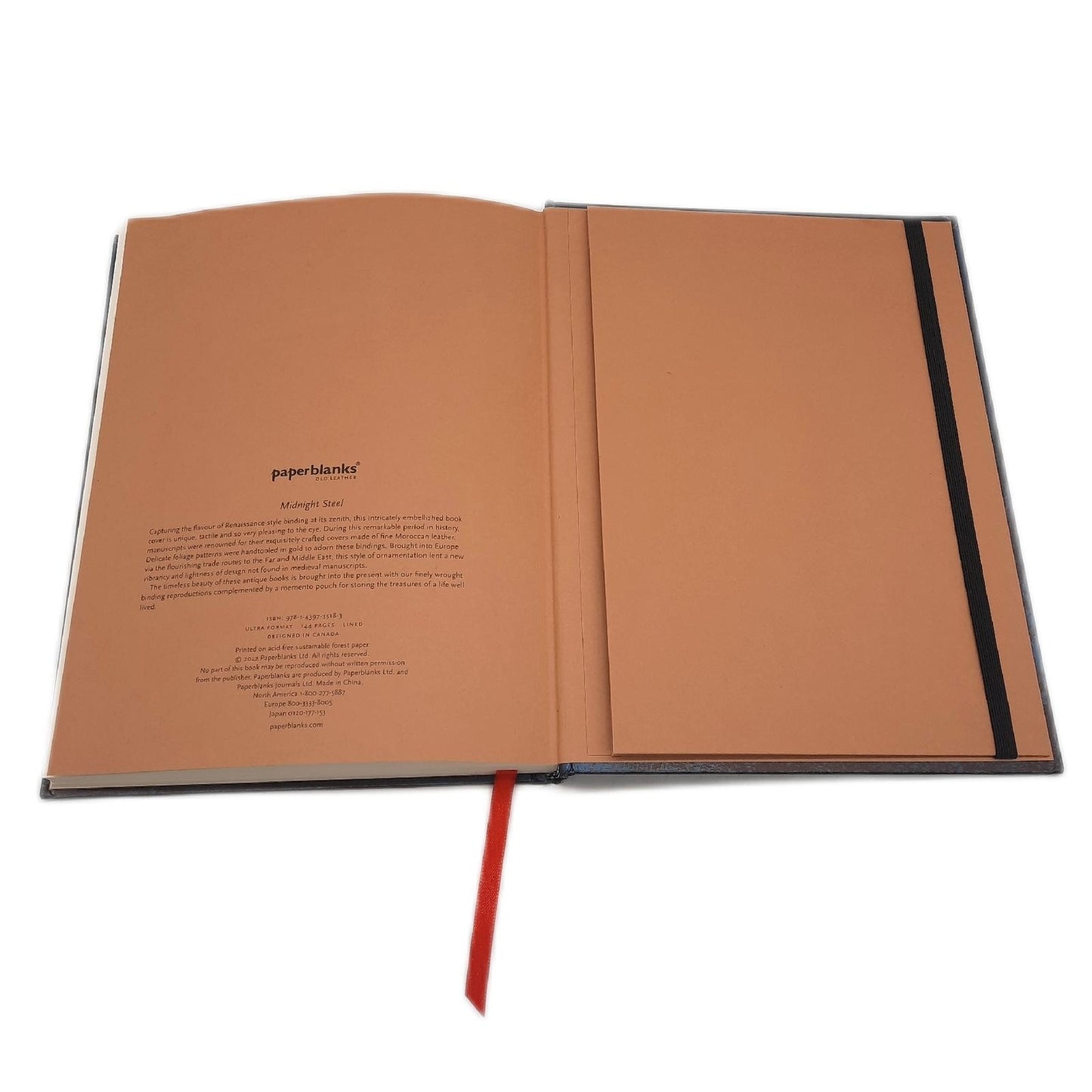 Paperblanks Notizbuch Schreibwaren Klapp Version aus Faux Leder Liniert Ultra Edition hochwertig elegant