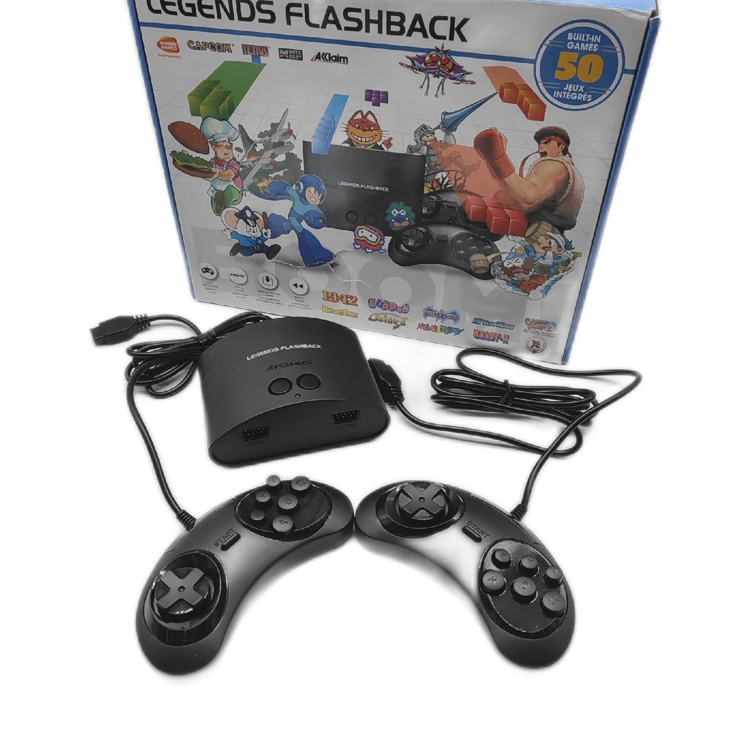 AT Games Konsole Videospiele Retro Klassiker Arcade Flashback BOOM SEGA Sammlung