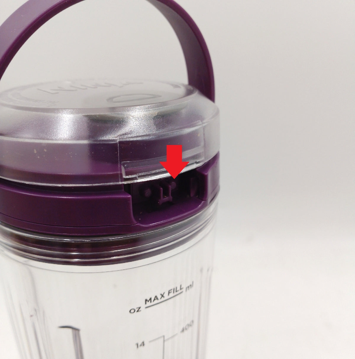 Blast Tragbarer Mixer Blender Smoothie Maker 530ml Becher Auslaufsicher Küchengerät gebraucht