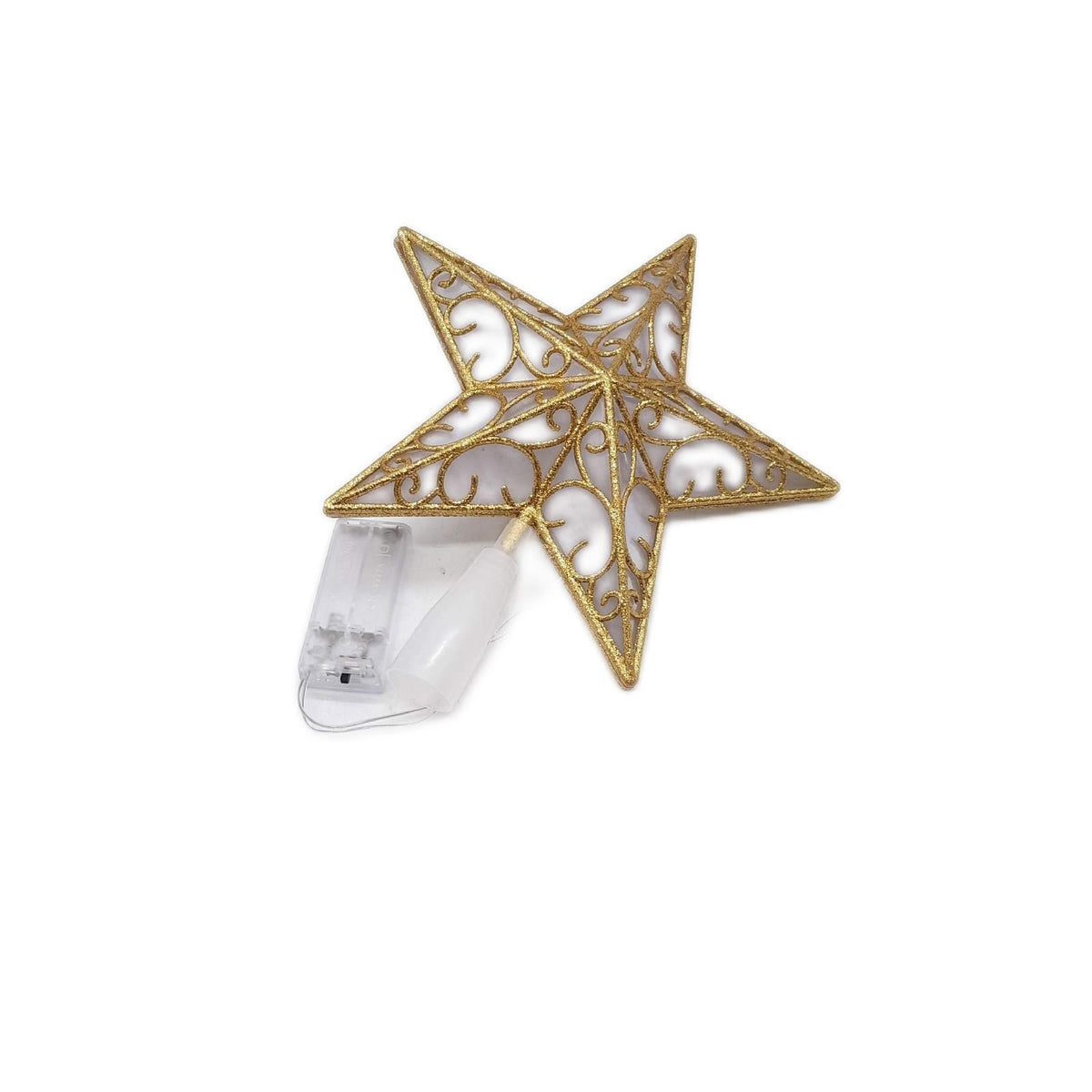 Weihnachtsbaum Spitze Christbaumspitze Stern LED Beleuchtung festlich elegant Dekoration