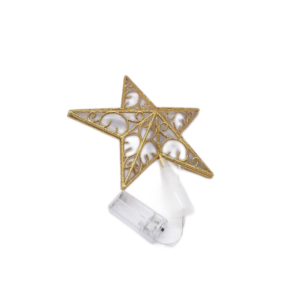 Weihnachtsbaum Spitze Christbaumspitze Stern LED Beleuchtung festlich elegant Dekoration