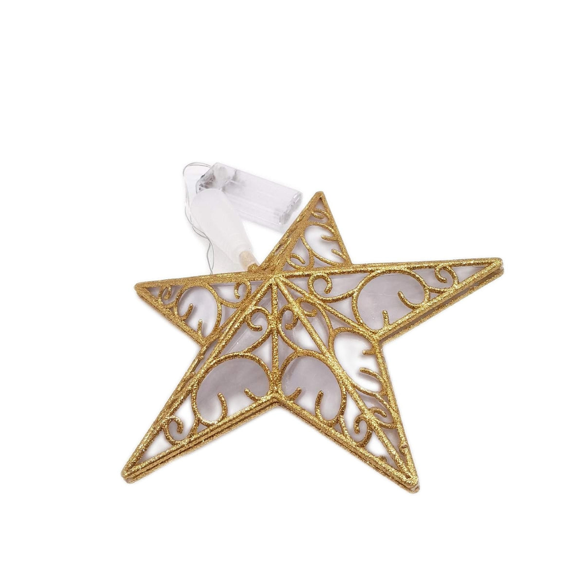 Weihnachtsbaum Spitze Christbaumspitze Stern LED Beleuchtung festlich elegant Dekoration