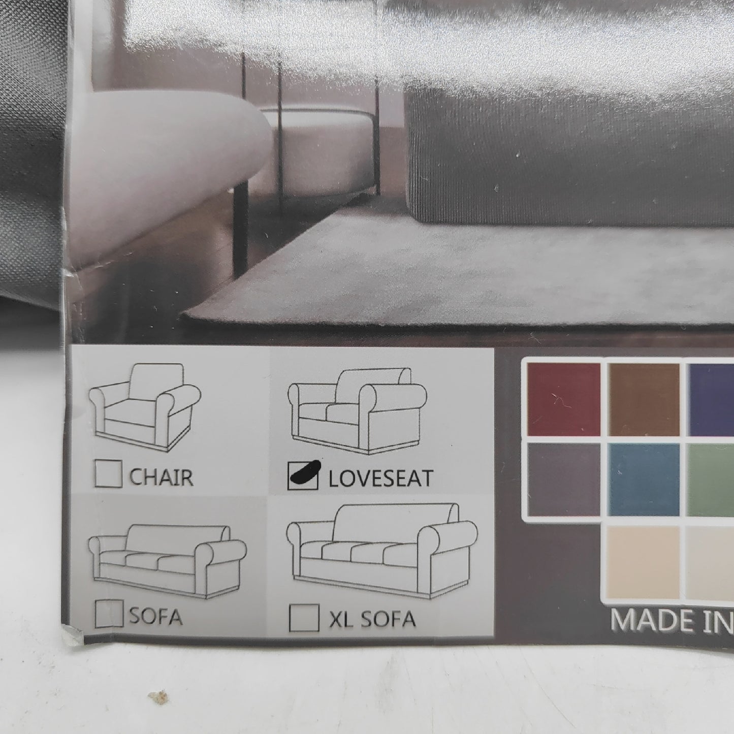 Granbest Bezug Sofaüberwurf Mikrofaser Stretch 2 Sitzer Couchbezug Komfort